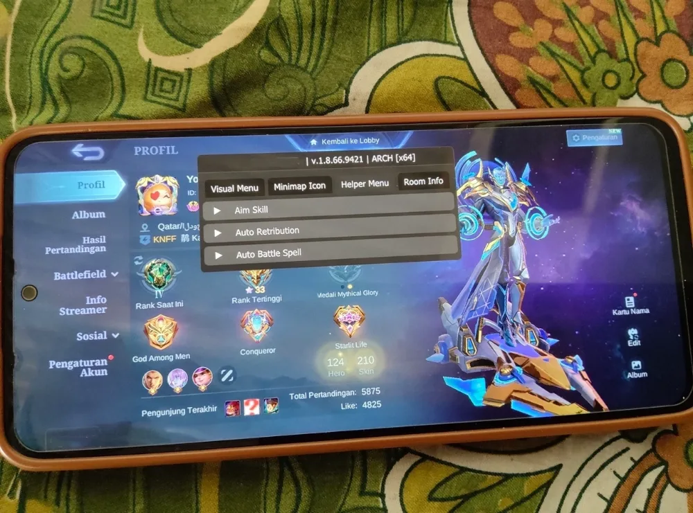 چیت موبایل لجند بدون بن - ( چیت MOBILE LEGENDS )
